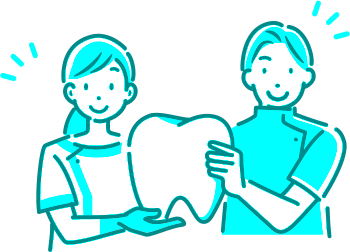 Dentistas Isodont segurando um dente